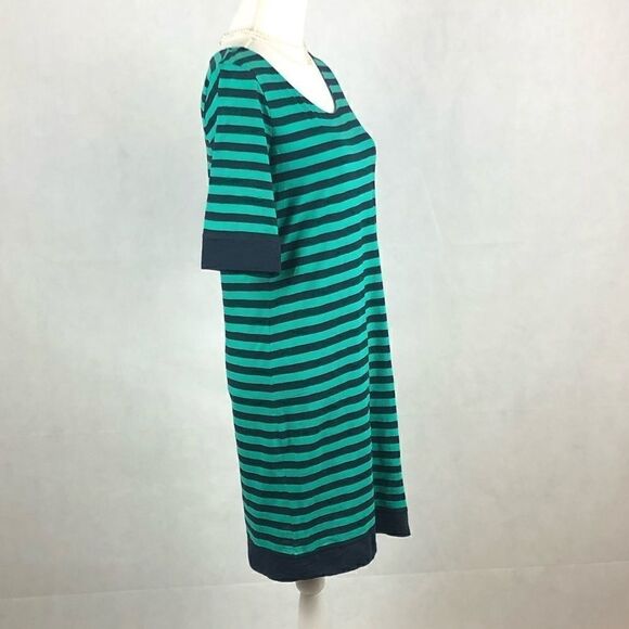 Banana Republic Green and Blue Striped Dre… - Picture 2 of 8